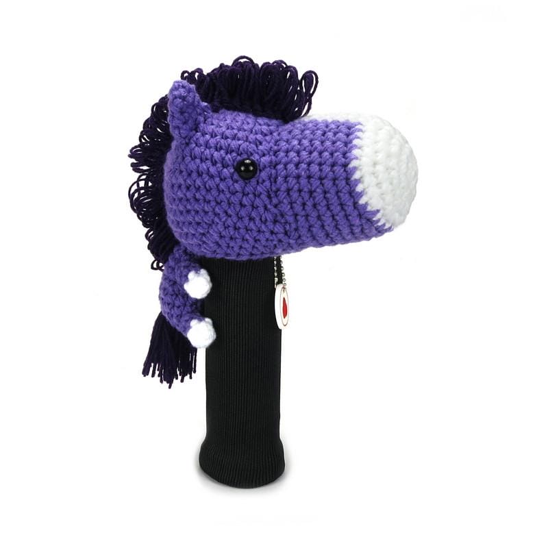 Horse Purple Driver Golf Headcover Amimono Headcover