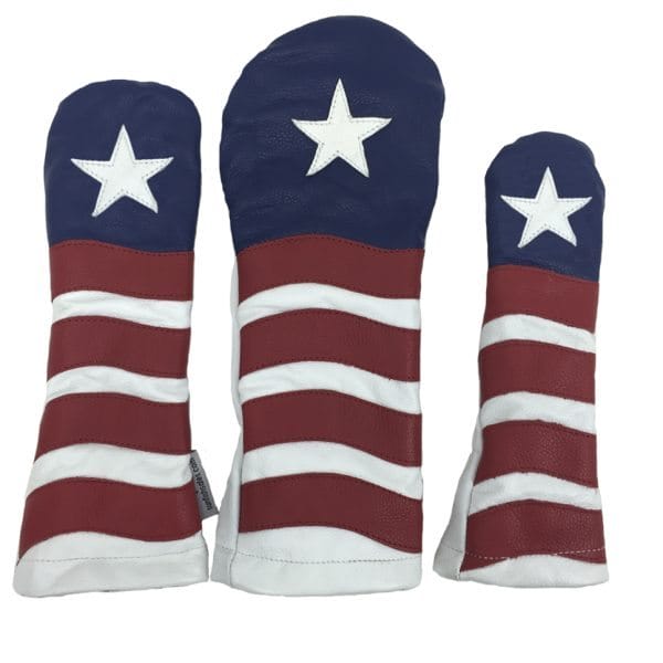The Patriot Golf Headcover Leather Golf Headcovers