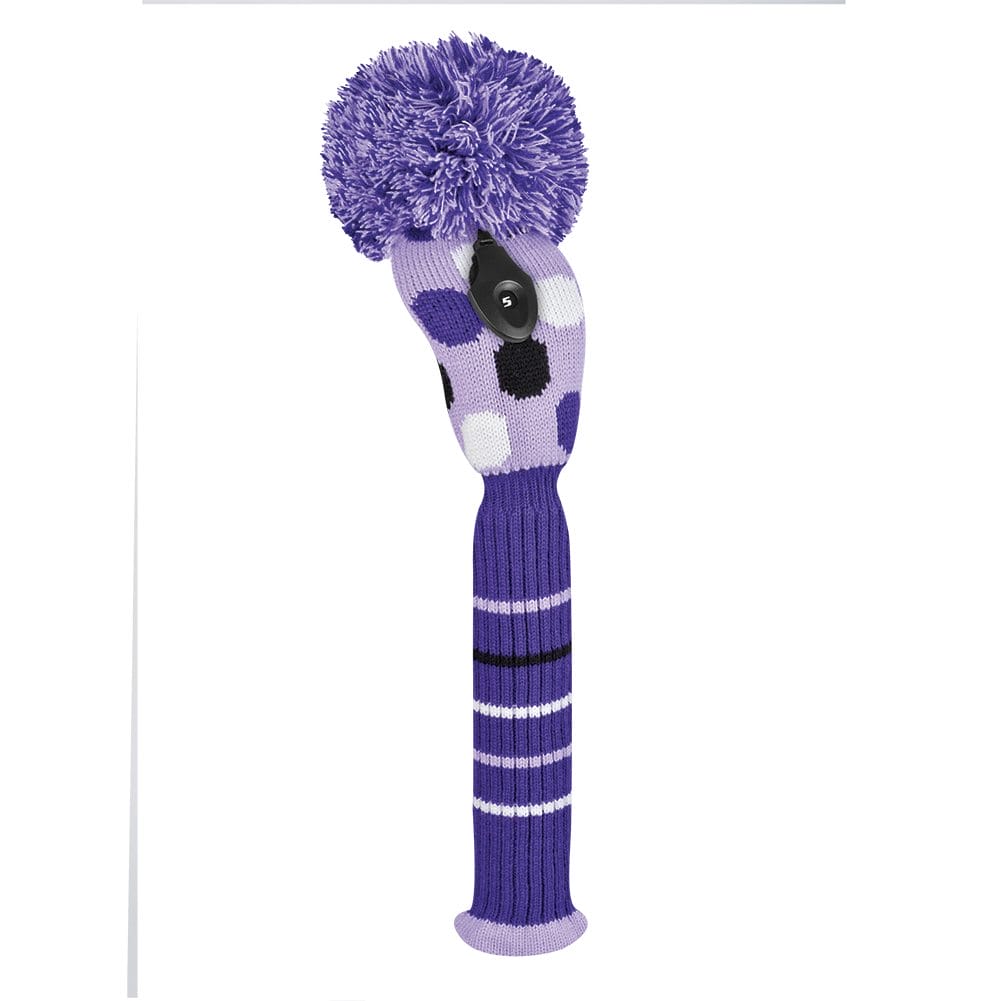 Medium Dot Purple Fairway Golf Headcover
